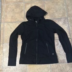 GapGit zip up hoodie, black size medium